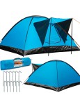 Namiot Turystyczny Kampingowy z Daszkiem 4 Osobowy
